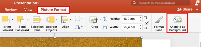 Cách tạo hiệu ứng background PowerPoint