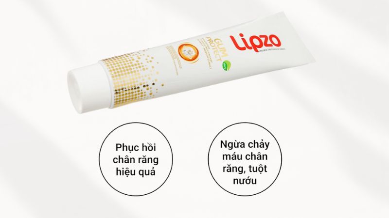 Công dụng của kem đánh răng Lipzo Herb Gum Protect