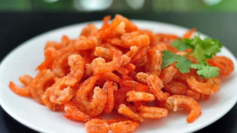 Wild, familiar dried shrimp