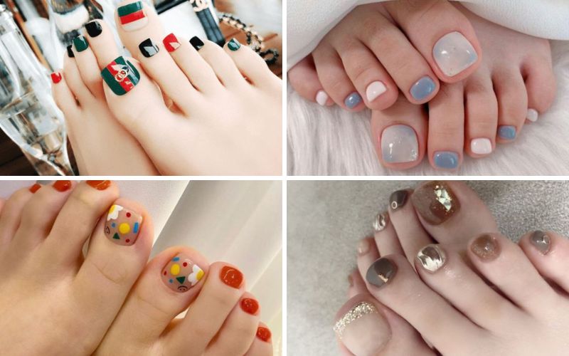 20+ mẫu nail chân đơn giản, thanh lịch cho ngày thường