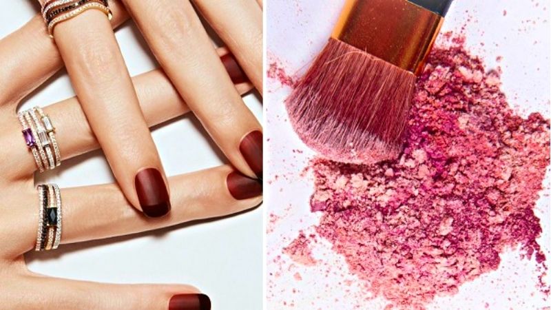 Make nail polish with eyeshadow