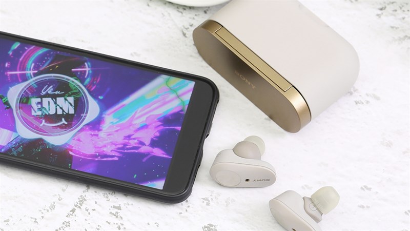 Tai nghe Sony WF-1000XM3SME có độ trễ thấp vì được trang bị công nghệ kết nối hỗ trợ âm thanh kỹ thuật số HX.