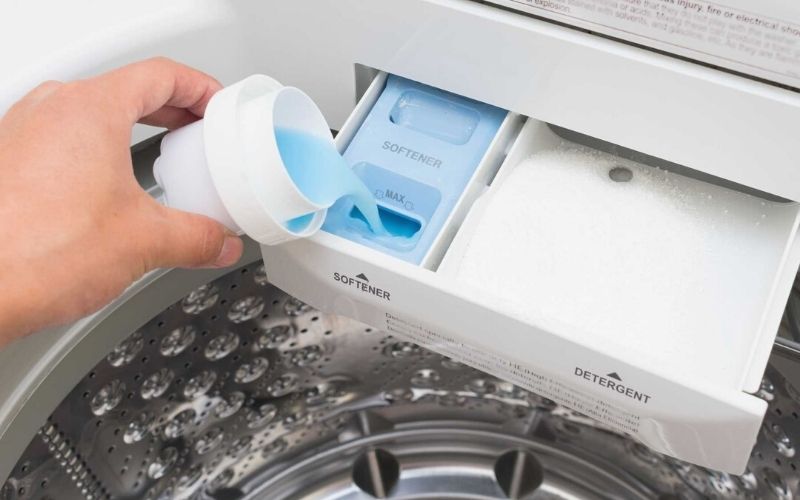 Cách dùng nước xả vải Kirkland đối với giặt máy