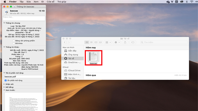 cách chuyển ghi chú thành file PDF trên MacBook