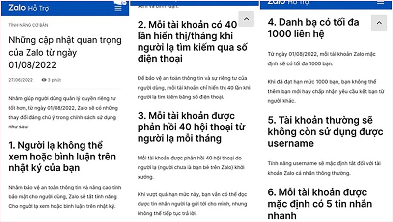 Người dùng phản đối và dọa xóa ứng dụng vì Zalo ra các gói thu phí?