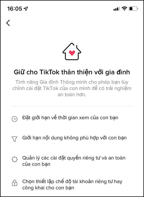 Giới thiệu tính năng Gia đình thông minh