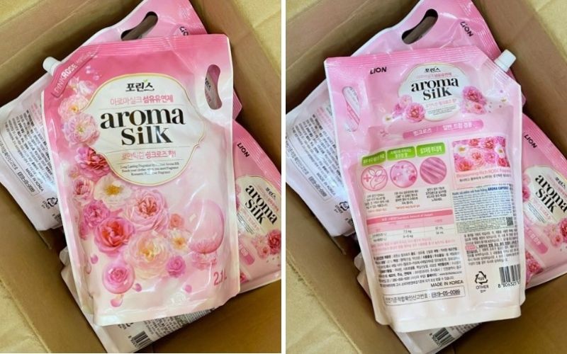 Nước xả mềm vải Aroma Capsule hương hoa hồng