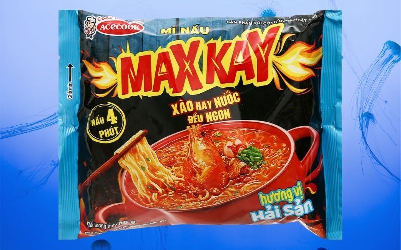 Mì nấu Maxkay hương vị hải sản Mì nấu Maxkay hương vị hải sản