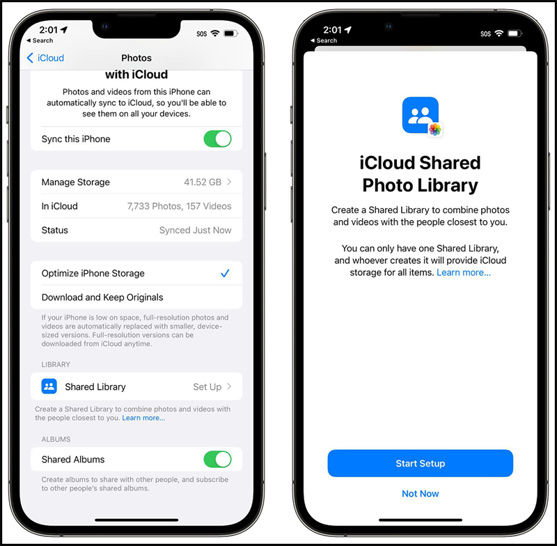 Tính năng mới Chia sẻ thư viện ảnh iCloud1