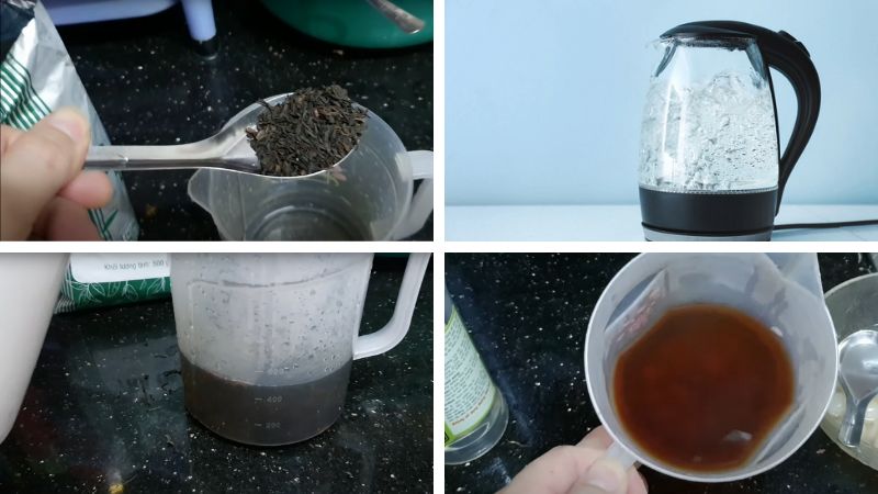 Pha trà đen Phúc Long