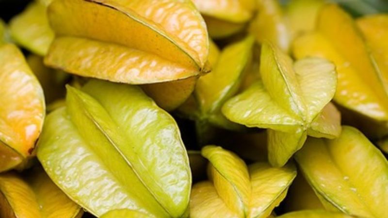 Khế ngon có màu vàng đều