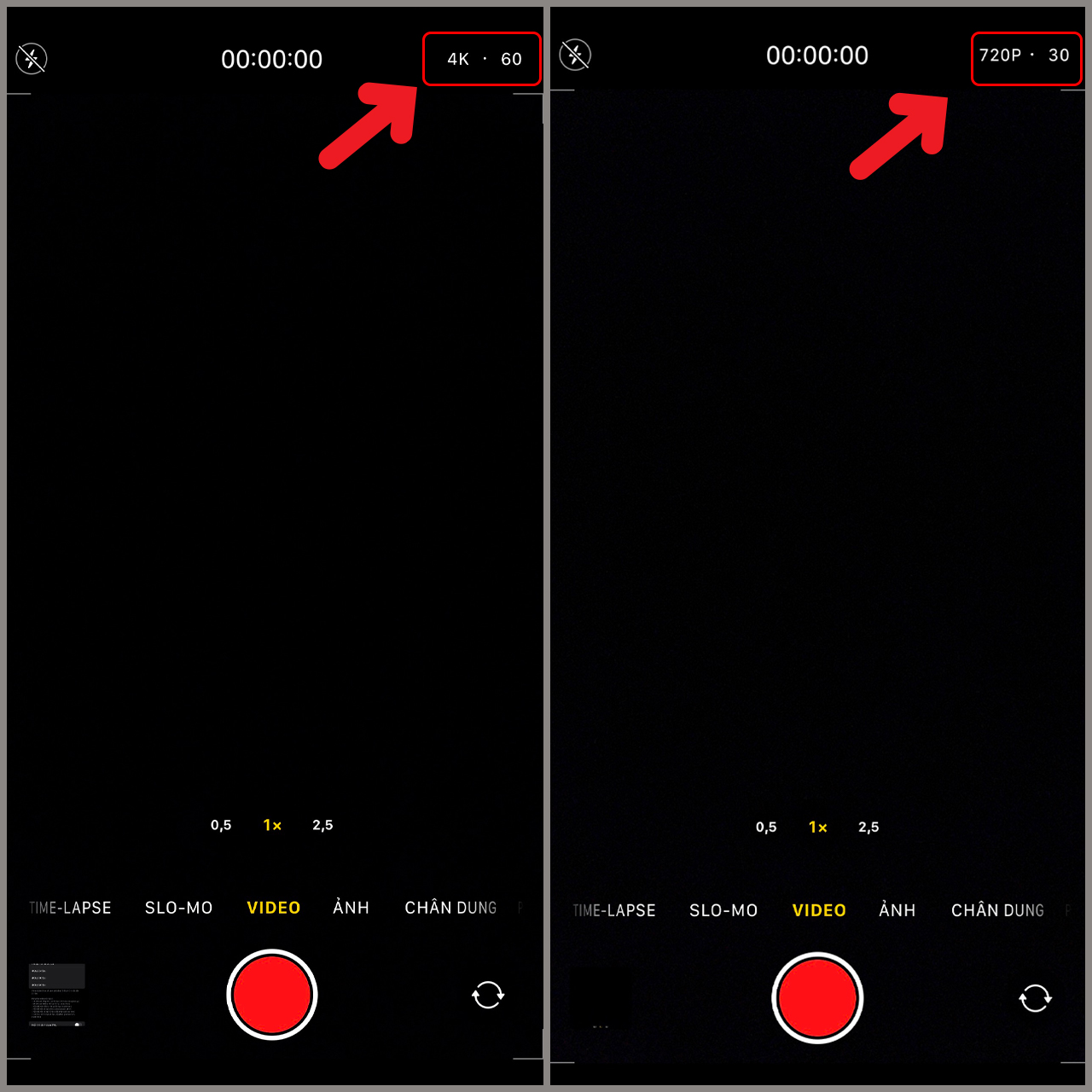 Cách giảm dung lượng video trên iPhone