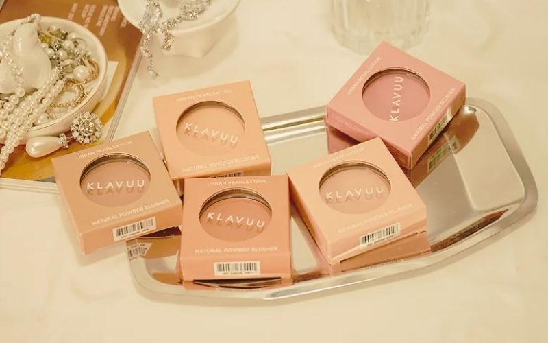 Phấn má hồng thương hiệu Klavuu dòng Urban Pearlsation Natural