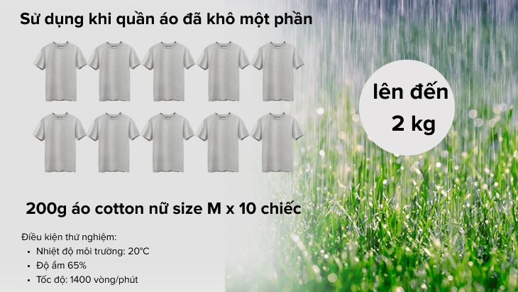 Sấy khô vừa đủ, vừa đúng lúc