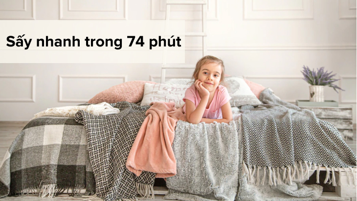Sấy nhanh và dễ dàng