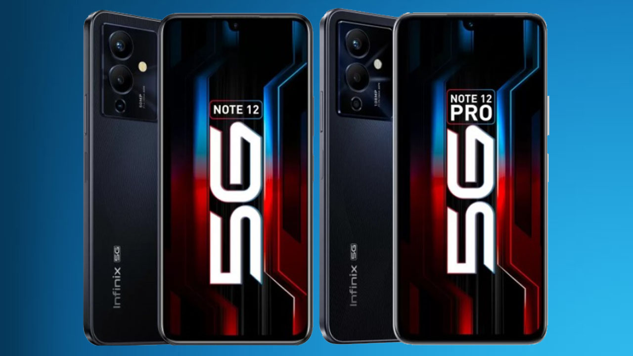 Ngoại hình của Infinix Note 12 5G và Infinix Note 12 Pro 5G