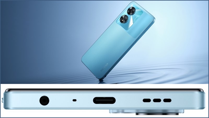 Cận cảnh đáy máy của OPPO A97 5G Cận cảnh đáy máy của OPPO A97 5G