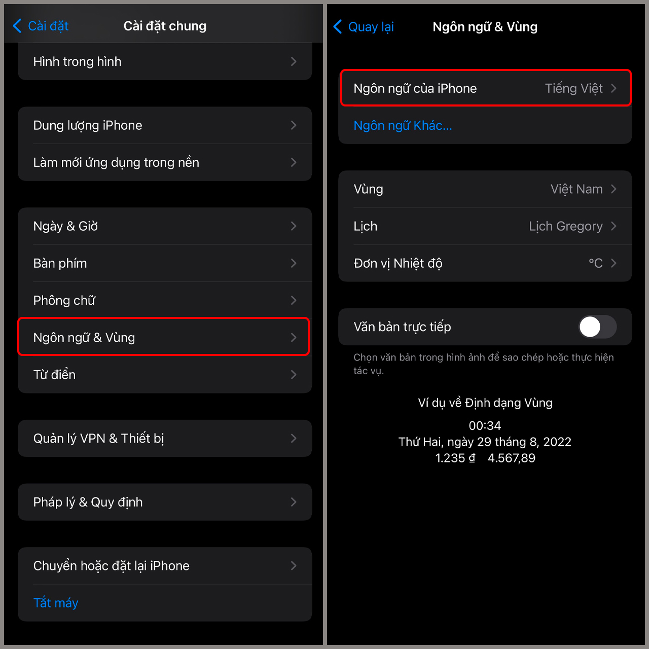 Cách xoá ngôn ngữ ưu tiên trên iPhone Cách xoá ngôn ngữ ưu tiên trên iPhone