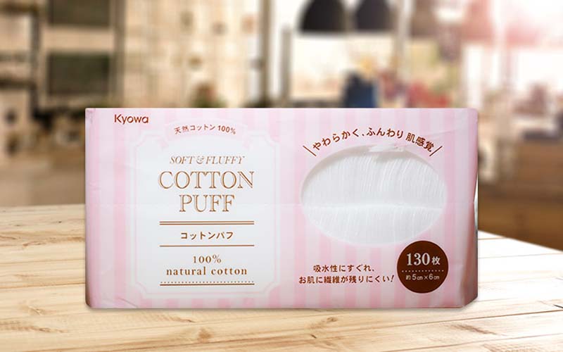 Bông tẩy trang Kyowa Pure Cotton Puff