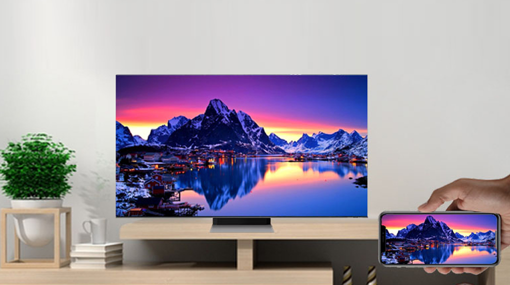So sánh tivi QLED và Crystal UHD của Samsung. Nên mua tivi loại nào? > Smart Tivi Neo QLED 8K 85 inch Samsung QA85QN900B