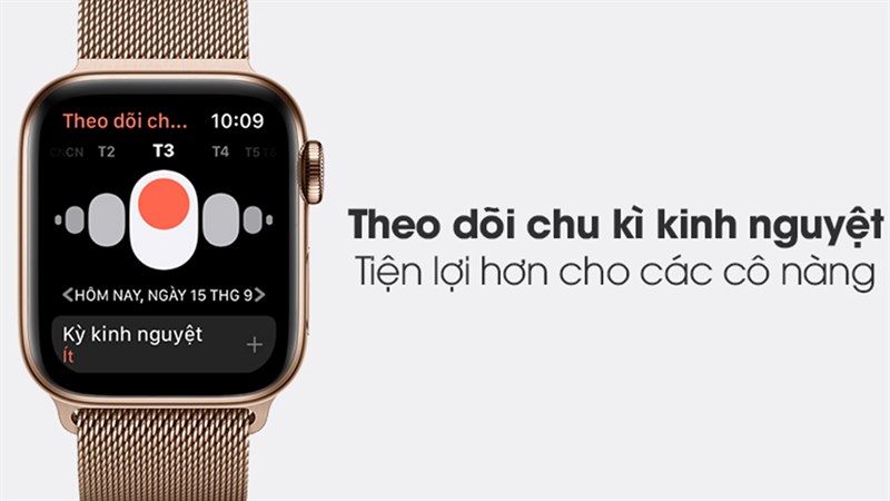 Tính năng theo dõi chu kỳ kinh nguyệt rất hữu ích với những bạn nữ