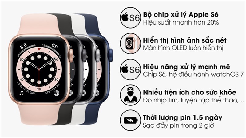 Chiếc Apple Watch Series 6 sẽ phù hợp với thiết kế sang trọng và những tính năng theo dõi sức khỏe tuyệt vời