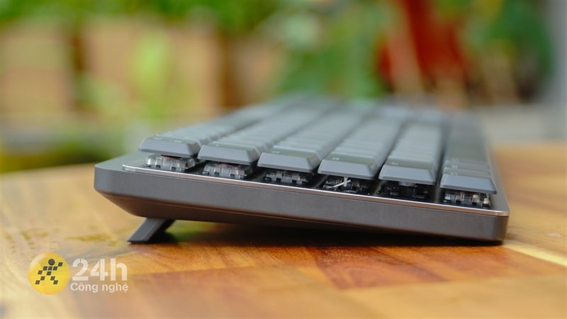 Logitech MX Mechanical sở hữu bộ keycap dạng low-cut giúp mang đến cảm giác mỏng,gọn hơn.[