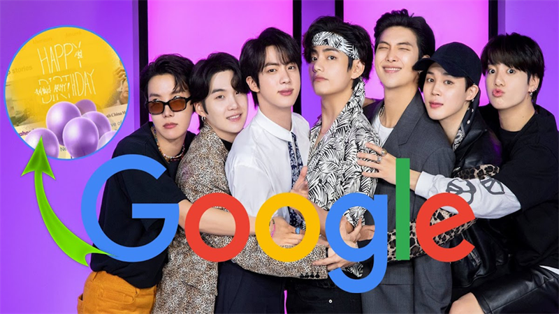 Google chúc mừng sinh nhật thứ 9 của ARMY của BTS theo cách ngọt ngào nhất