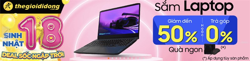 Tri ân khách hàng từng mua laptop tại Thế Giới Di Động, tặng voucher đến nửa triệu