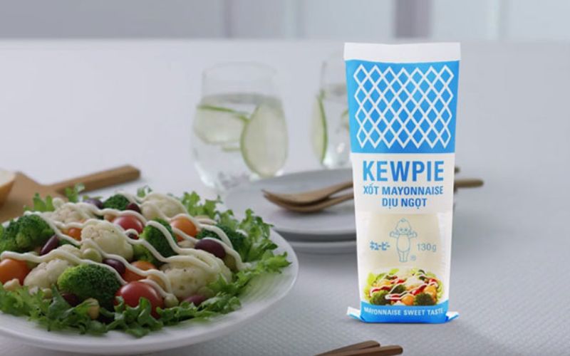 Xốt mayonnaise Kewpie dịu ngọt