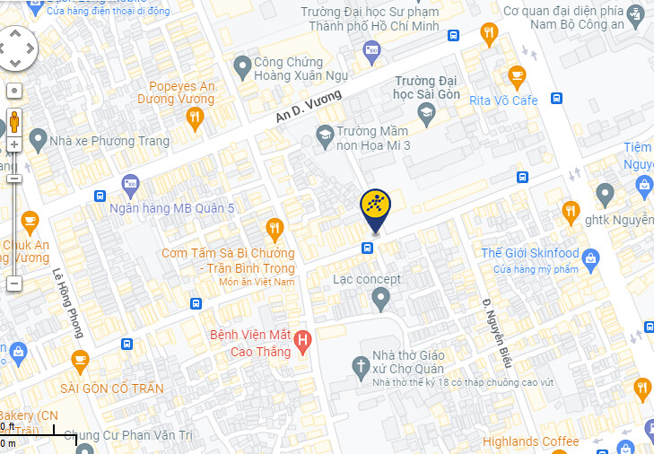 Bản đồ đến cửa hàng AVASport tại  Số 12 Nguyễn Trãi, Phường 03, Quận 5, Tp. Hồ Chí Minh