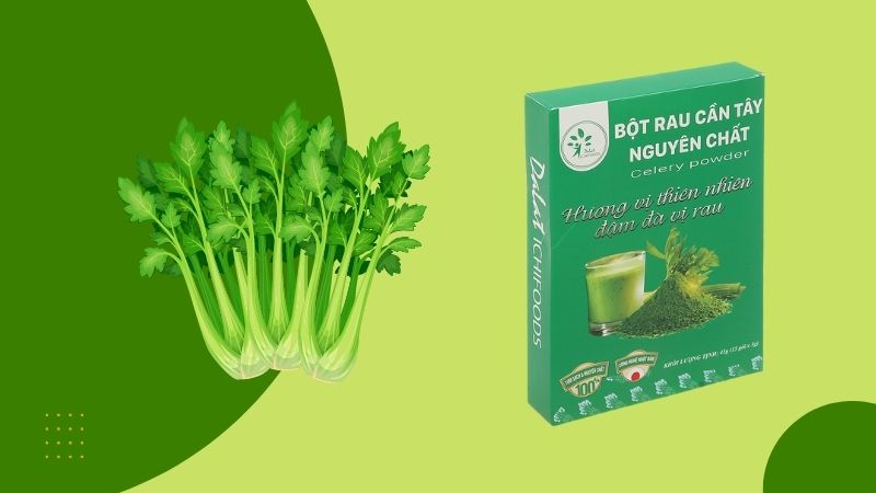 Bột cần tây nguyên chất