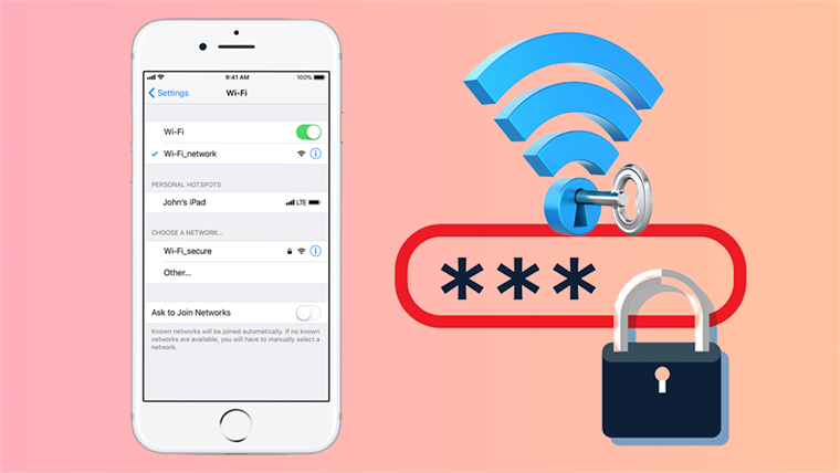 cách xem pass wifi trên iphone