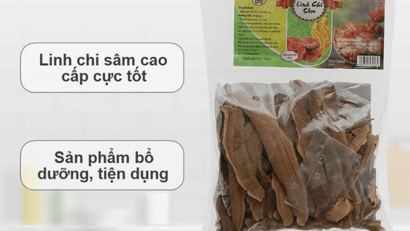 Dinh dưỡng, công dụng của linh chi sâm Phương Linh