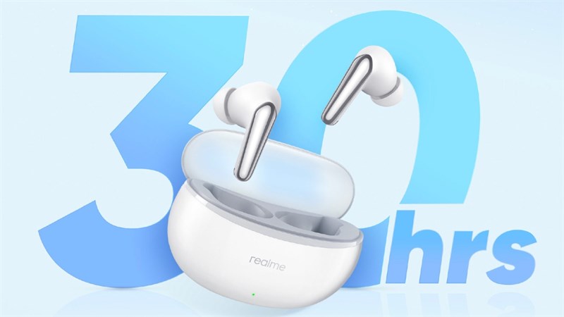 Realme ra mắt tai nghe không dây mới với pin 30 giờ, hỗ trợ 3D Dolby Atmos Realme ra mắt tai nghe không dây mới với pin 30 giờ, hỗ trợ 3D Dolby Atmos