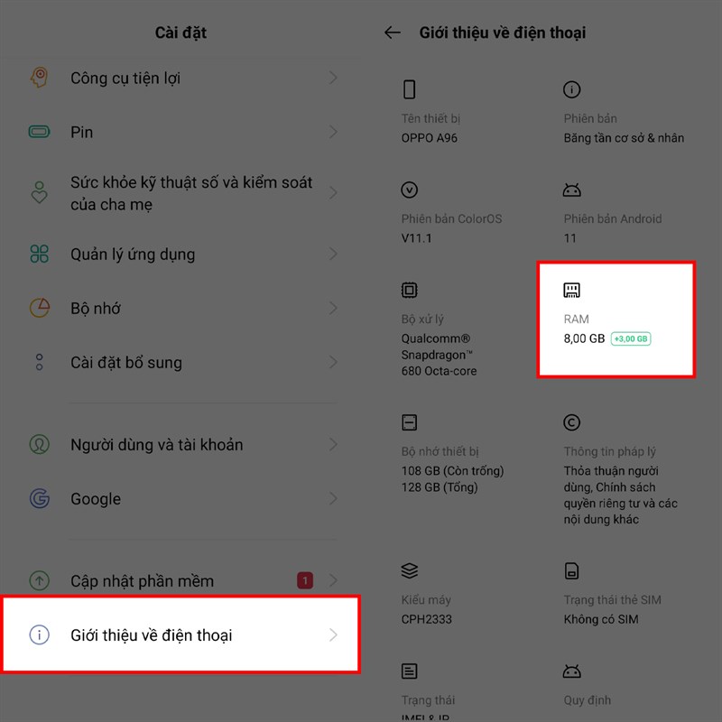 OPPO A96 OPPO A96