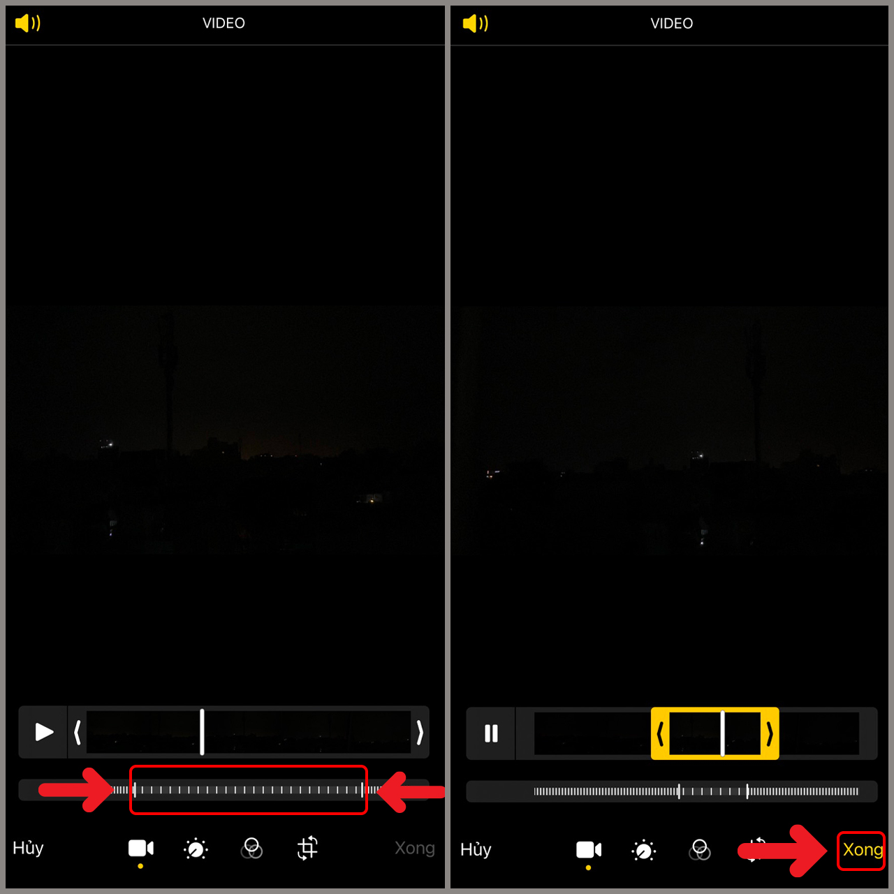 Cách chỉnh sửa video chuyển động chậm trên iPhone