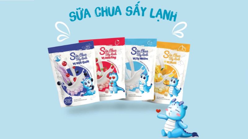 Sữa chua sấy lạnh hiện có bán tại các cơ sở Sữa Chua Trân Châu Hạ Long