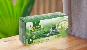 Thưởng thức trà sữa matcha hòa tan Teavory của TNI King Coffee