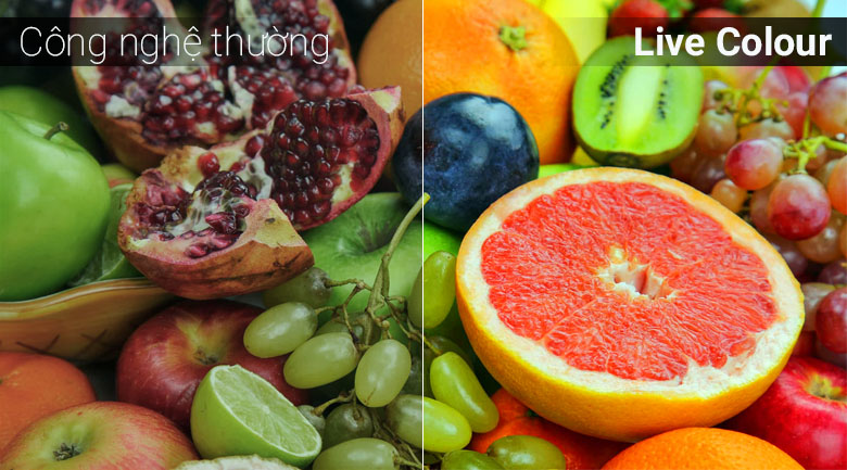 Công nghệ tăng cường màu sắc Live Colour Công nghệ tăng cường màu sắc Live Colour