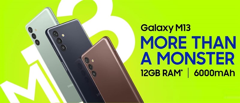 Thông số kỹ thuật, giá bán Galaxy M13 4G Thông số kỹ thuật, giá bán Galaxy M13 4G