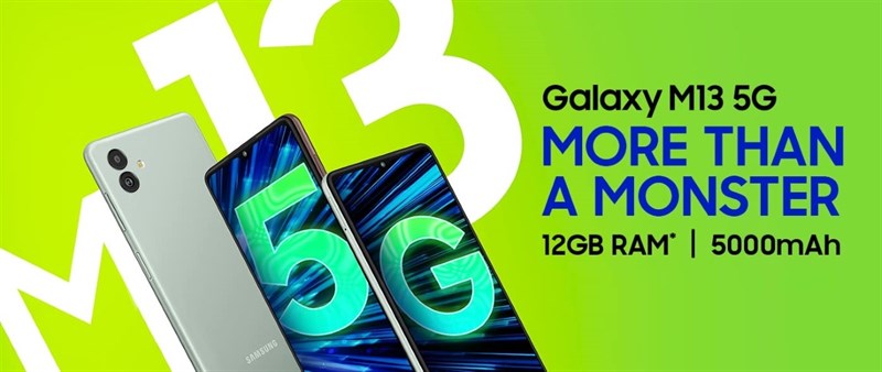 Thông số kỹ thuật, giá bán Galaxy M13 5G Thông số kỹ thuật, giá bán Galaxy M13 5G