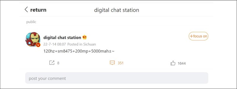 Rò rỉ thông số kỹ thuật Redmi K50S Pro: Camera 200MP, Snapdragon 8+ Gen 1