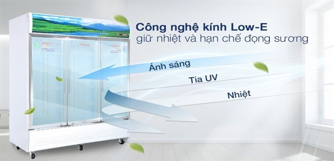 Công nghệ kính Low-E trên tủ mát Sanaky là gì? 5 ưu điểm của kính Low-E