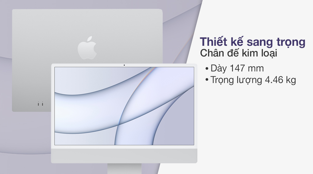Có nên mua iMac? Lý do bạn nên mua ngay màn hình iMac cho góc làm việc > Thiết kế tối giản tôn lên vẻ sang trọng
