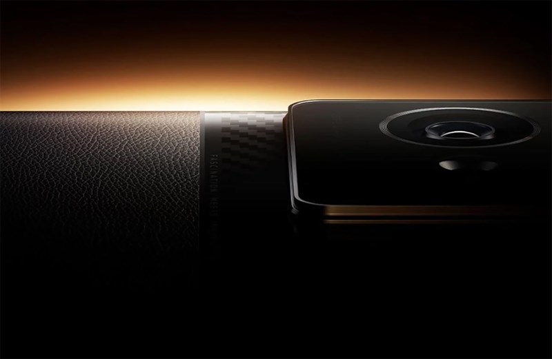 Ảnh teaser iQOO 10 Pro có thiết kế mặt lưng da