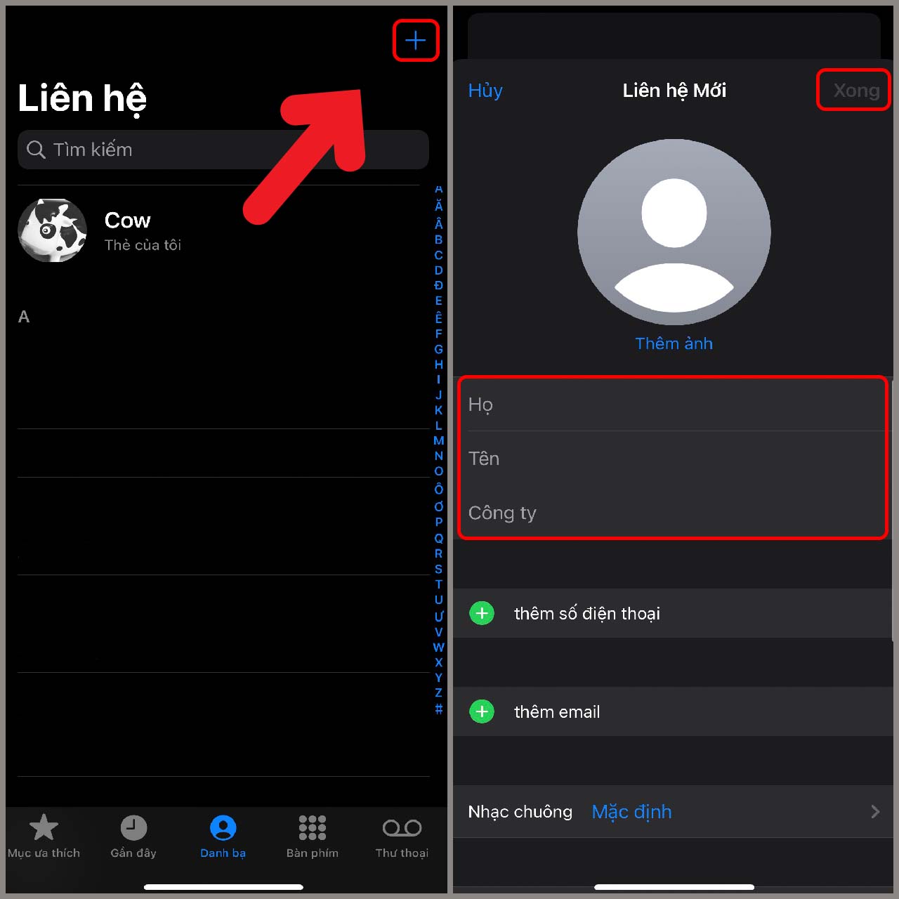Tại sao iPhone không lưu được danh bạ? Tại sao iPhone không lưu được danh bạ?