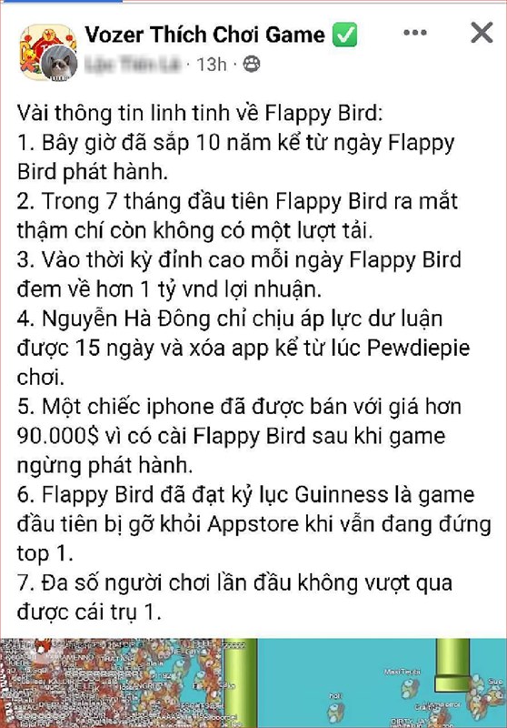 Flappy Bird ra mắt đã lâu, liệu bạn đã biết những 'bí mật' này chưa?