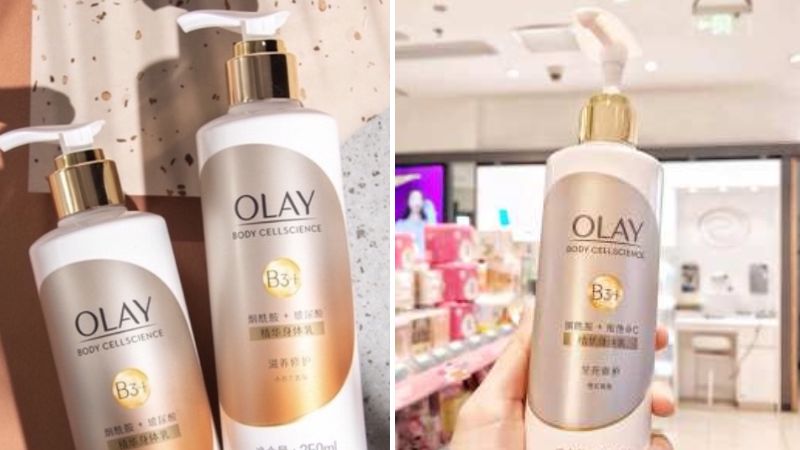 Lotion dưỡng thể dưỡng trắng mờ thâm OLAY B3 + vitamin C