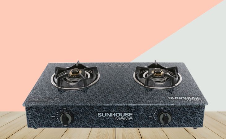 Bếp gas sử dụng mâm chia lửa kiểu Á